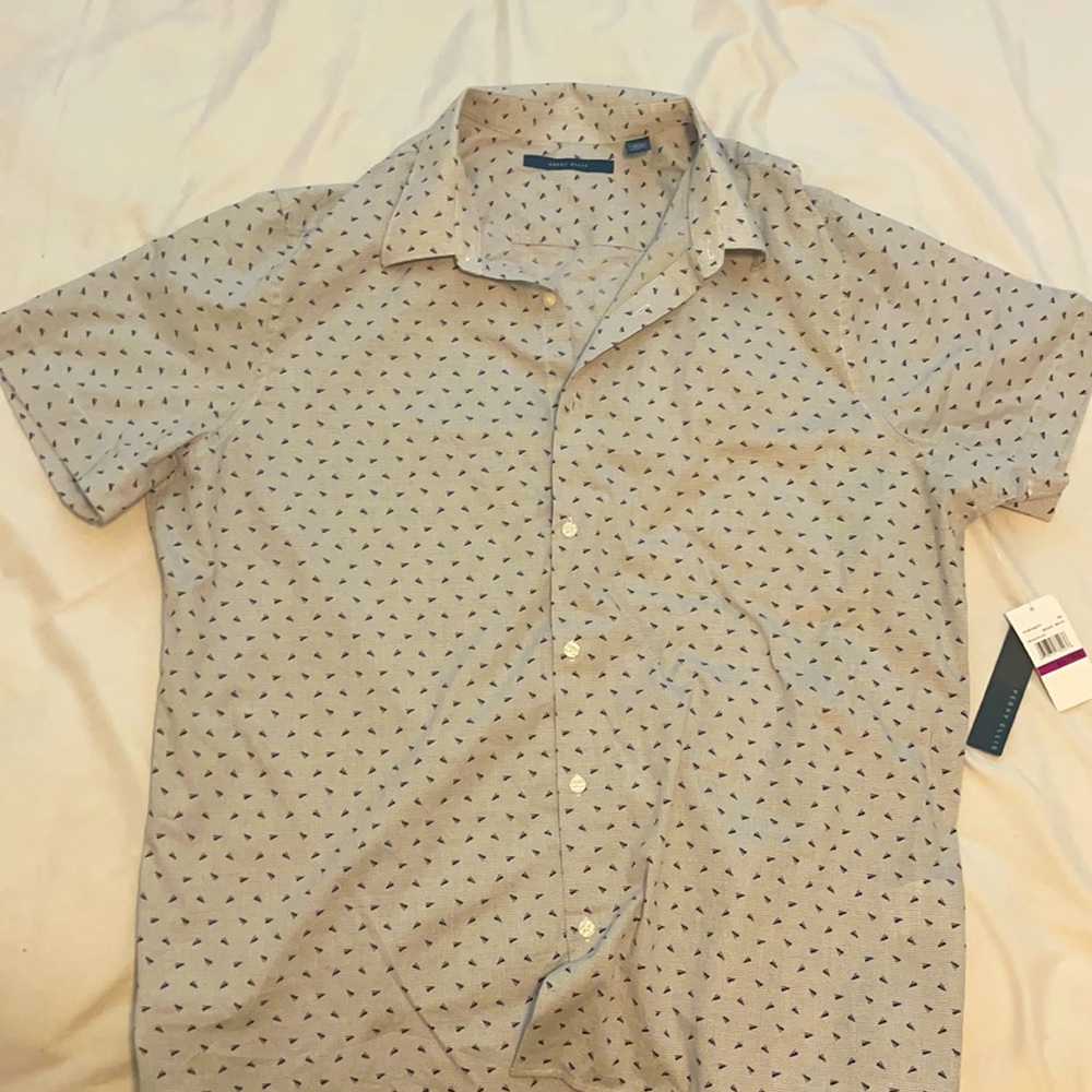 Perry Ellis short sleeve button down XL